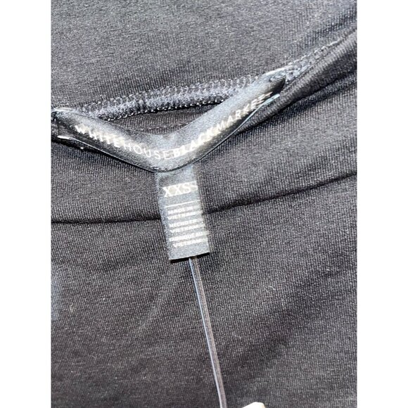 NWT White House Black Market Black Flared Sleeves & Gold Button Women's Top Size - Picture 4 of 10